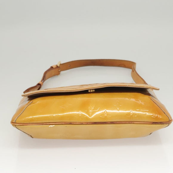LOUIS VUITTON Monogram Vernis Thompson Street Bag Beige M91301 LV Auth 120623
