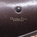 Christian Dior Trotter Canvas Shoulder Bag Brown Gold Auth 120625-11