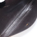 Christian Dior Trotter Canvas Shoulder Bag Brown Gold Auth 120625-12