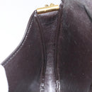 Christian Dior Trotter Canvas Shoulder Bag Brown Gold Auth 120625-19