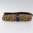 Christian Dior Trotter Canvas Shoulder Bag Brown Gold Auth 120625-5