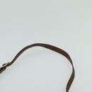 GUCCI GG Supreme Web Sherry Line Shoulder Bag PVC Beige Gold Auth 120628-8