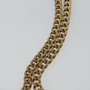 Chloe Chain Pixy Shoulder Bag Leather Green Gold Auth 120652-9