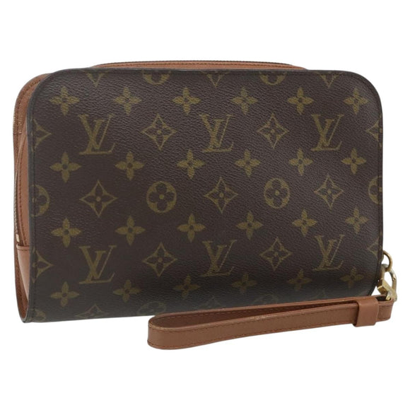 LOUIS VUITTON Monogram Orsay Clutch Bag M51790 LV Auth 120655