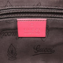 GUCCI GG Implementation Shoulder Bag PVC Red Silver 201447 Auth 120664-17