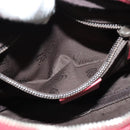 GUCCI GG Implementation Shoulder Bag PVC Red Silver 201447 Auth 120664-11