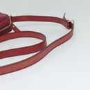 GUCCI GG Implementation Shoulder Bag PVC Red Silver 201447 Auth 120664-7