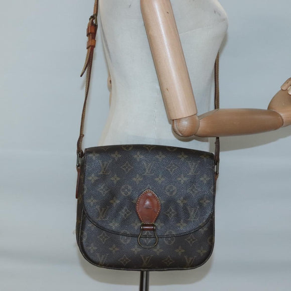 LOUIS VUITTON Monogram Saint Cloud GM Shoulder Bag M51242 LV Auth 120666