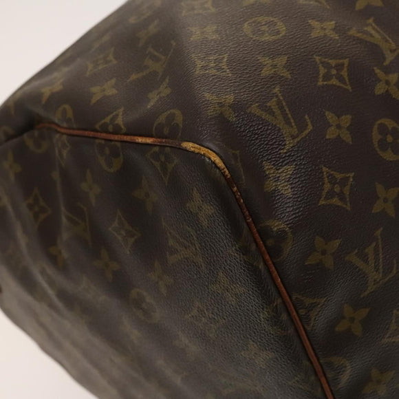 LOUIS VUITTON Monogram Keepall 55 Boston Bag M41424 LV Auth 120688