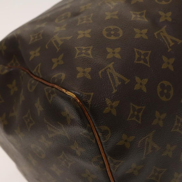 LOUIS VUITTON Monogram Keepall 55 Boston Bag M41424 LV Auth 120688