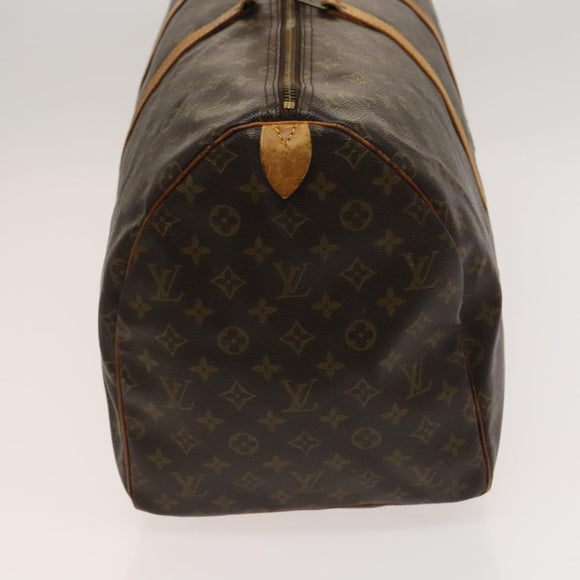 LOUIS VUITTON Monogram Keepall 55 Boston Bag M41424 LV Auth 120688