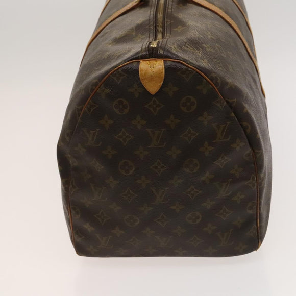 LOUIS VUITTON Monogram Keepall 55 Boston Bag M41424 LV Auth 120688