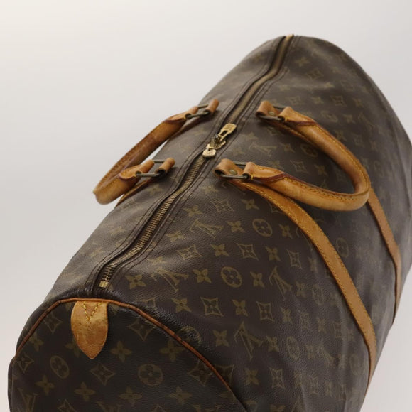LOUIS VUITTON Monogram Keepall 55 Boston Bag M41424 LV Auth 120688