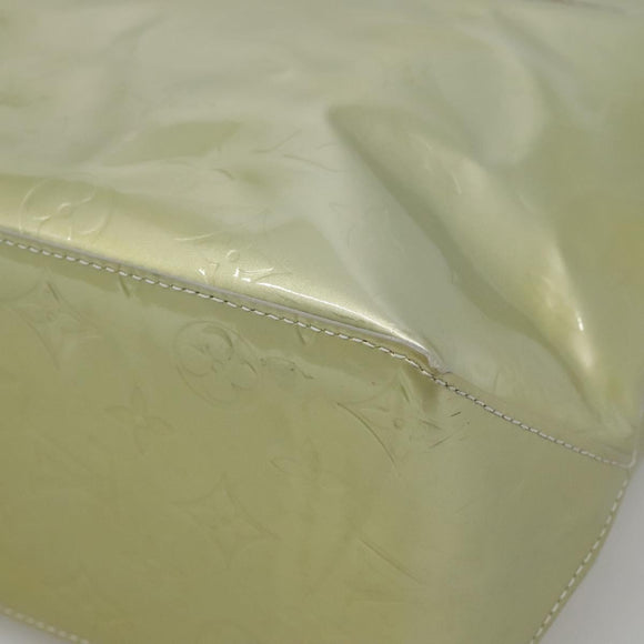 LOUIS VUITTON Monogram Vernis Reade MM Hand Bag Gris M91142 LV Auth 120692