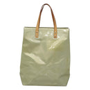 LOUIS VUITTON Monogram Vernis Reade MM Hand Bag Gris M91142 LV Auth 120692-13