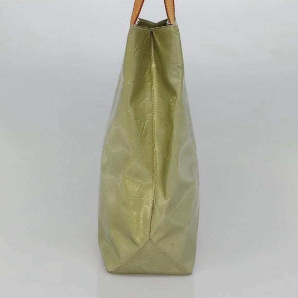 LOUIS VUITTON Monogram Vernis Reade MM Hand Bag Gris M91142 LV Auth 120692