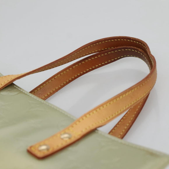 LOUIS VUITTON Monogram Vernis Reade MM Hand Bag Gris M91142 LV Auth 120692