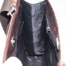 BURBERRY Nova Check Shoulder Bag Nylon Beige Silver Auth 120704-18