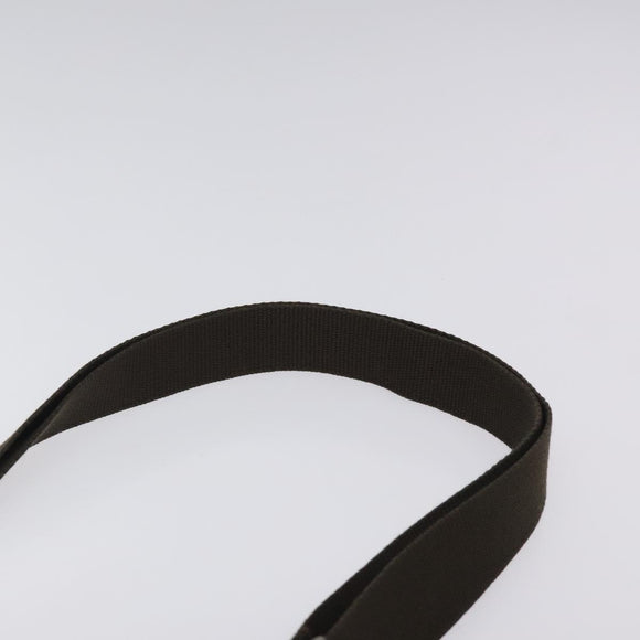 BURBERRY Nova Check Shoulder Bag Nylon Beige Silver Auth 120704