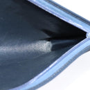 Christian Dior Trotter Canvas Shoulder Bag Navy Gold Auth 120706-17