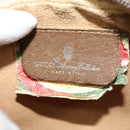 GUCCI GG Supreme Web Sherry Line Bag PVC Beige Gold 89 02 066 Auth 120713-17