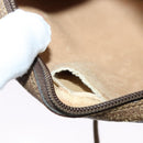 GUCCI GG Supreme Web Sherry Line Bag PVC Beige Gold 89 02 066 Auth 120713-11