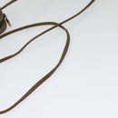 GUCCI GG Supreme Web Sherry Line Bag PVC Beige Gold 89 02 066 Auth 120713-7