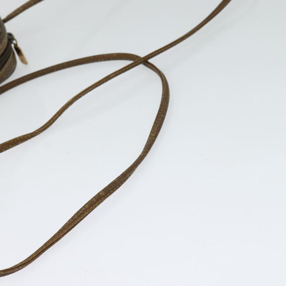 GUCCI GG Supreme Web Sherry Line Bag PVC Beige Gold 89 02 066 Auth 120713