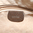 GUCCI GG Supreme Web Sherry Line Bag PVC Beige Gold 001 58 6177 Auth 120727-15