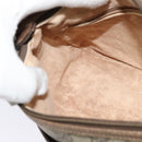 GUCCI GG Supreme Web Sherry Line Bag PVC Beige Gold 001 58 6177 Auth 120727-18