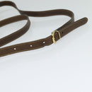 GUCCI GG Supreme Web Sherry Line Bag PVC Beige Gold 001 58 6177 Auth 120727-7