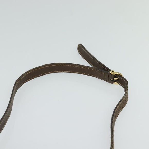 GUCCI GG Supreme Web Sherry Line Bag PVC Beige Gold 001 58 6177 Auth 120727