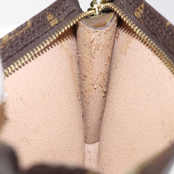 LOUIS VUITTON Monogram Bucket PM Accessory Pouch LV Auth 120729
