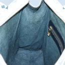 MCM Logogram Vicetos Tote Bag PVC Leather White Gold Auth 120736-18