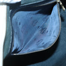 MCM Logogram Vicetos Tote Bag PVC Leather White Gold Auth 120736-19