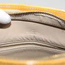 LOUIS VUITTON Monogram Vernis Houston Hand Bag Beige M91004 LV Auth 120738-19