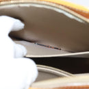 LOUIS VUITTON Monogram Vernis Houston Hand Bag Beige M91004 LV Auth 120738-11