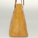 LOUIS VUITTON Monogram Vernis Houston Hand Bag Beige M91004 LV Auth 120738-3