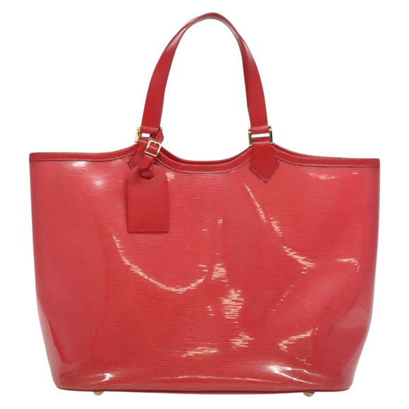 LOUIS VUITTON Epi Plage Lagoon Bay Tote Bag Red M92150 LV Auth 120743