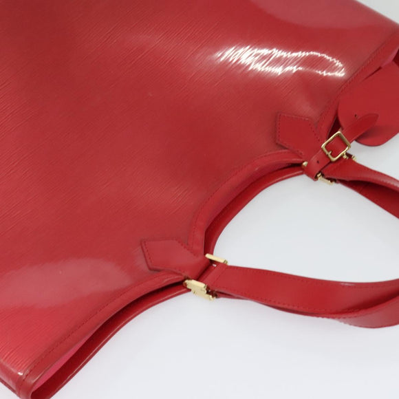 LOUIS VUITTON Epi Plage Lagoon Bay Tote Bag Red M92150 LV Auth 120743