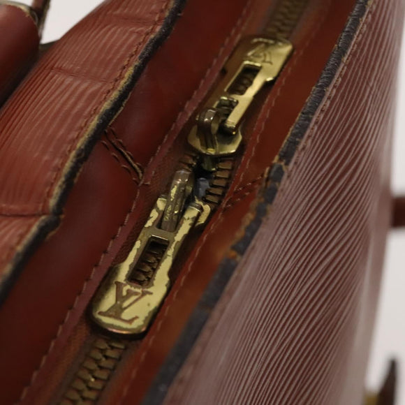 LOUIS VUITTON Epi Coblanc Shoulder Bag Brown M52293 LV Auth 120747