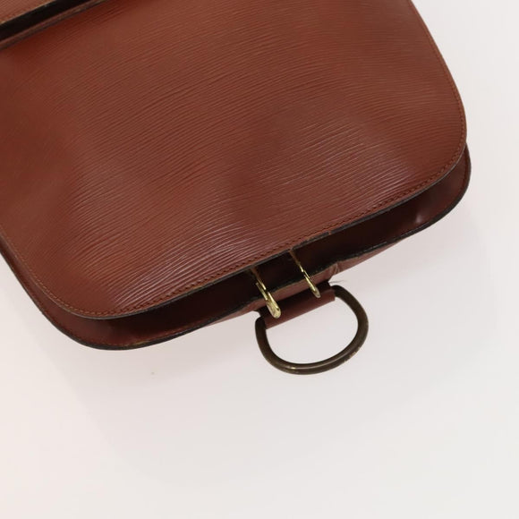 LOUIS VUITTON Epi Coblanc Shoulder Bag Brown M52293 LV Auth 120747