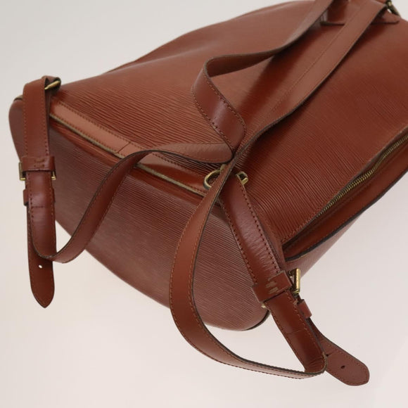 LOUIS VUITTON Epi Coblanc Shoulder Bag Brown M52293 LV Auth 120747