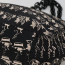 CHANEL Chain Tote Bag Canvas Black CC Auth 120748-10