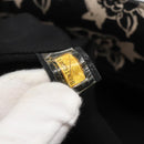 CHANEL Chain Tote Bag Canvas Black CC Auth 120748-19