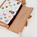 LOUIS VUITTON Multicolor Ribbon Pochette I Miss You Bag M92051 Auth 120751SV-9