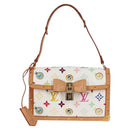 LOUIS VUITTON Multicolor Ribbon Pochette I Miss You Bag M92051 Auth 120751SV-13