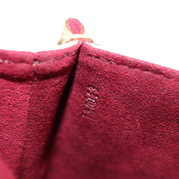 LOUIS VUITTON Multicolor Ribbon Pochette I Miss You Bag M92051 Auth 120751SV