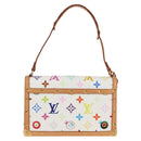 LOUIS VUITTON Multicolor Ribbon Pochette I Miss You Bag M92051 Auth 120751SV-2