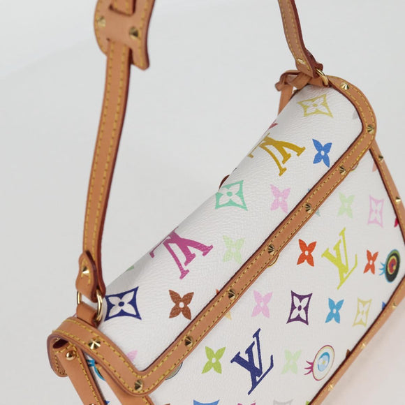 LOUIS VUITTON Multicolor Ribbon Pochette I Miss You Bag M92051 Auth 120751SV